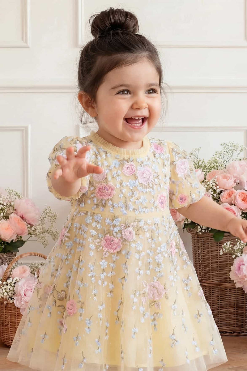 green emerald velvet dress Baby Girl Big Bow Back Party Dress main image 1
