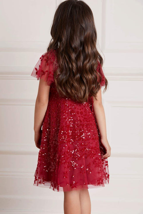 Aurora Kids Dress - Red