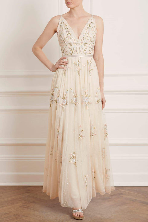 Petunia Gown - Beige