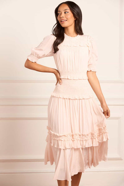 Emilia Crepe Ballerina Dress