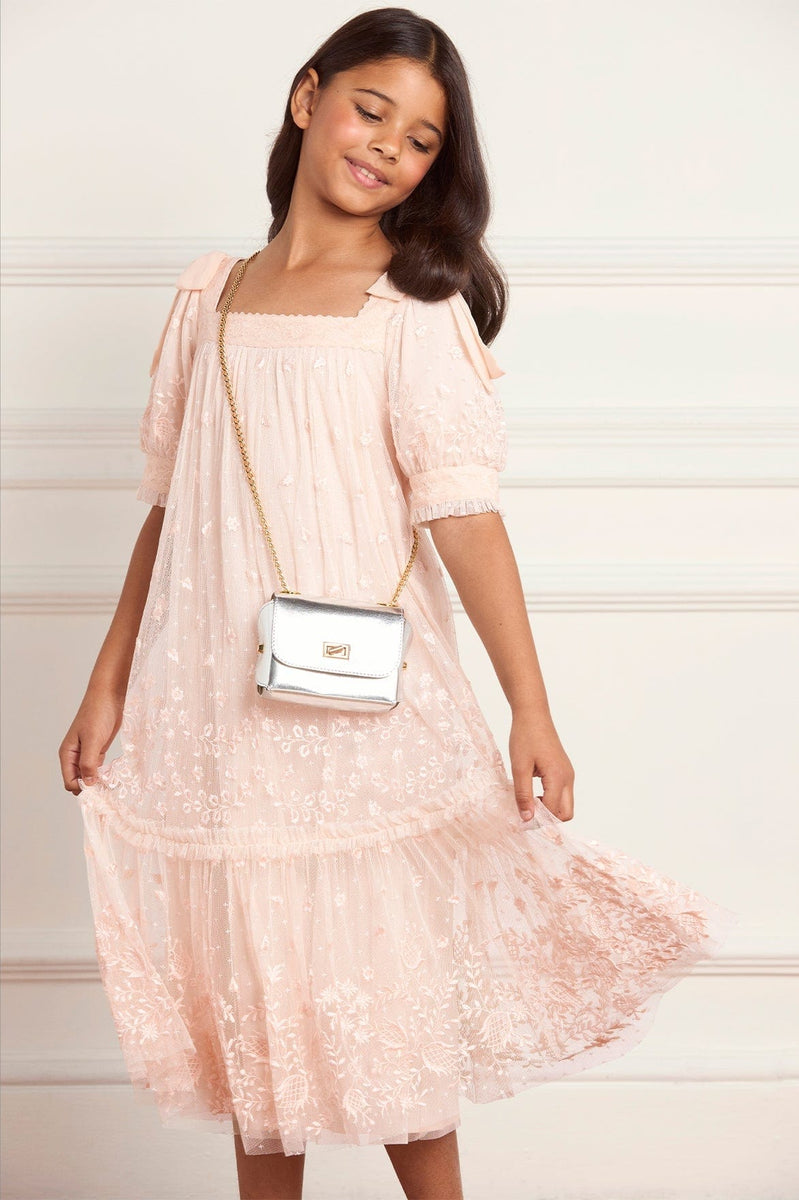Alma Kids Dress – Pink | Needle & Thread