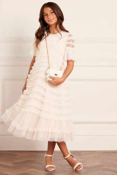 Amara Ruffle Kids Dress