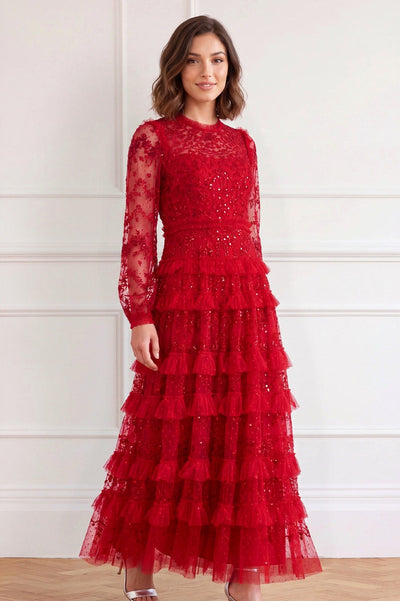 Blossom Lace Ankle Gown