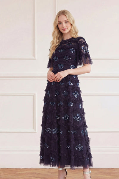 Daisy Wave Ankle Gown