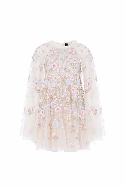 Ethereal Blooms Cape Kids Dress