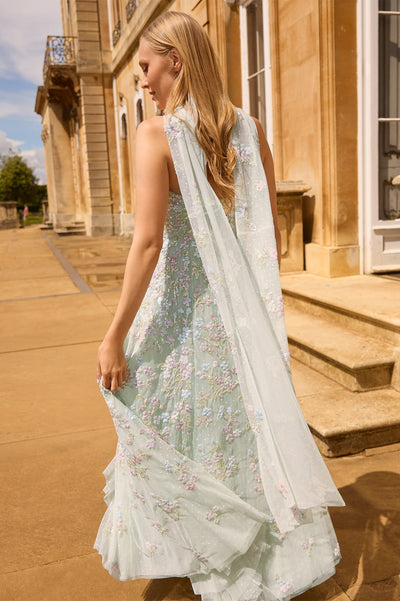 Forget-Me-Not Strapless Gown