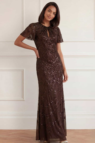 Freya Georgette Short Sleeve Gown
