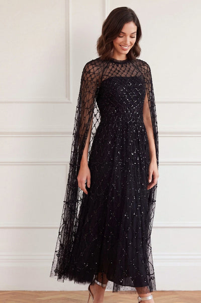Heart Lattice Ankle Gown