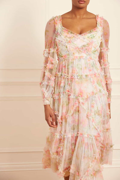 Immortal Rose Maeve Long Sleeve Ballerina Dress