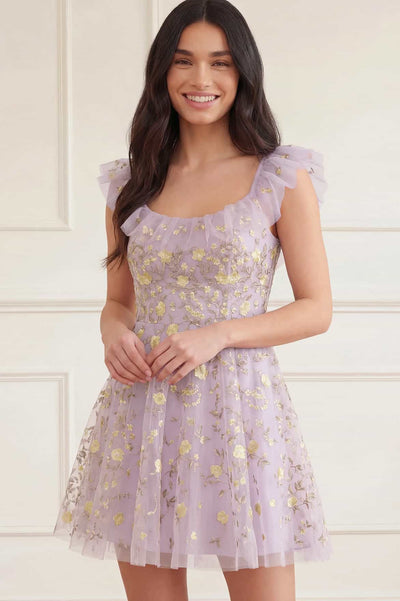 Lea Ditsy Micro Mini Dress