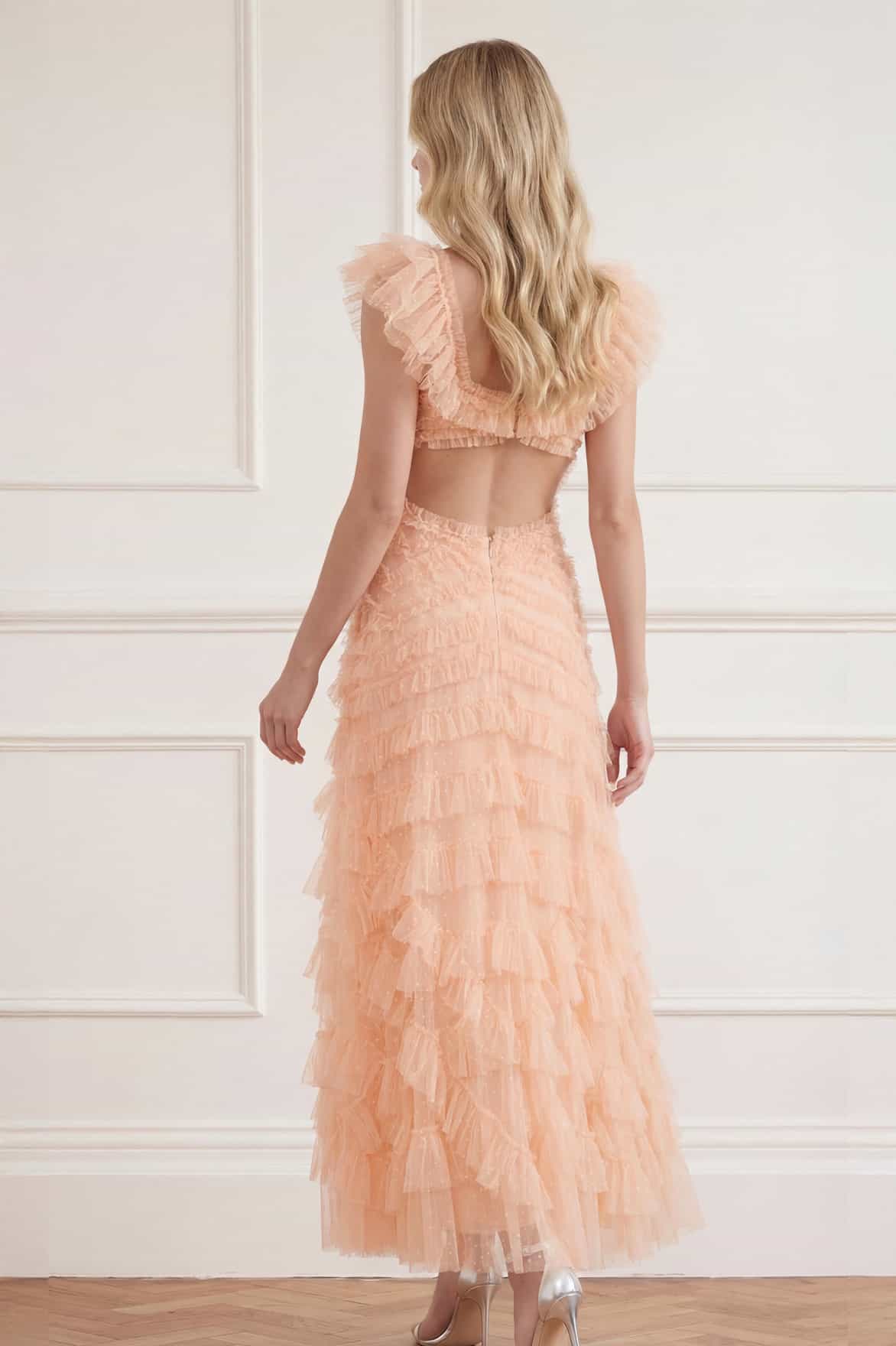 backless dress near me Lola Backless Gown – Pink