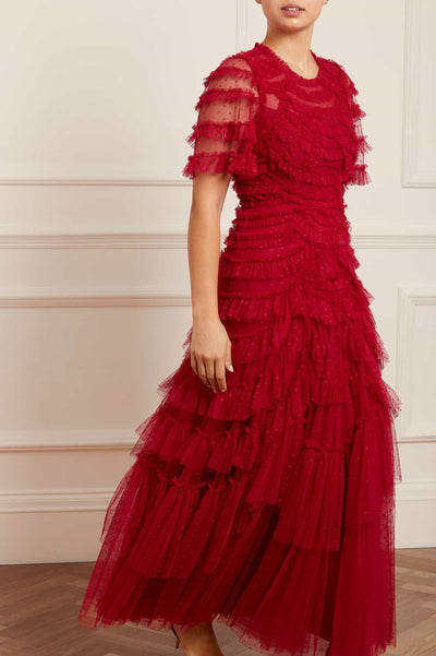 Marilla Ruffle Gown