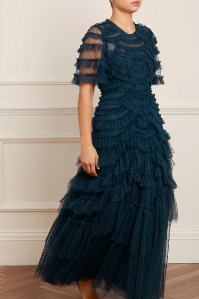 Marilla Ruffle Gown