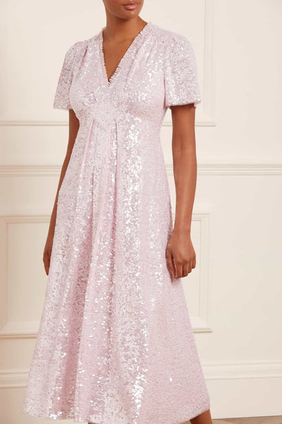 Mila Gloss Ankle Gown