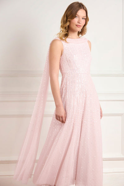 Moonlight Sequin Ankle Gown