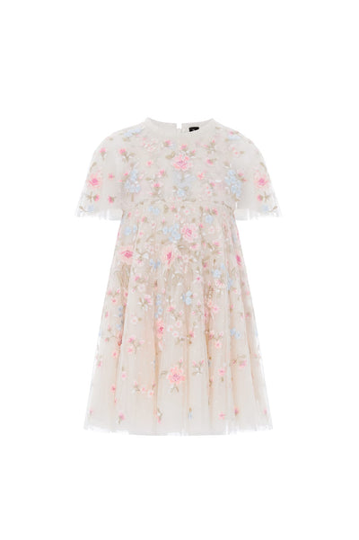 Peony Bouquet Cape Kids Dress