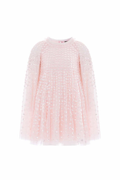 Raindrop Cape Kids Dress