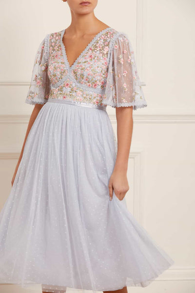 روبان دسته گل Bodice Midaxi لباس
