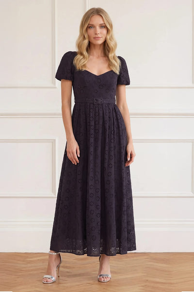 Romilly Cotton Broderie Ankle Gown