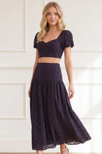 Romilly Cotton Broderie Top