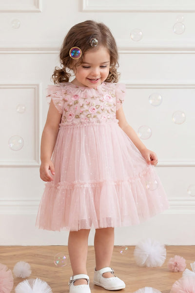 Rose Bloom Bodice Baby Dress