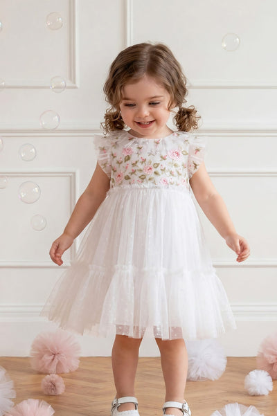 Rose Bloom Bodice Baby Dress