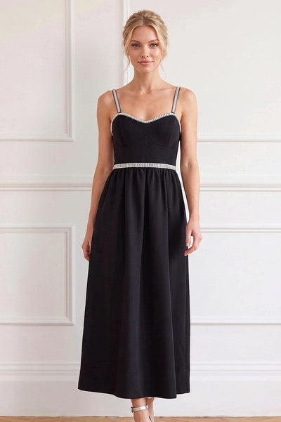 Rosetta Satin Cami Ankle Gown