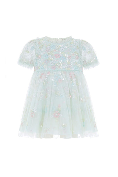 Sequin Bloom Baby Dress