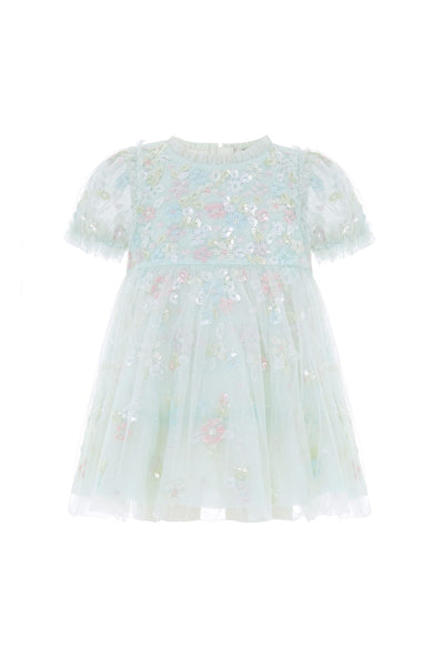 Sequin Bloom Baby Dress