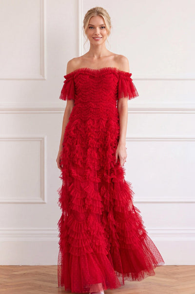 Thalia Off-Shoulder Gown