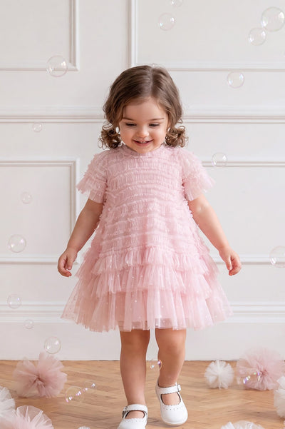 Valentine Ruffle Baby Dress