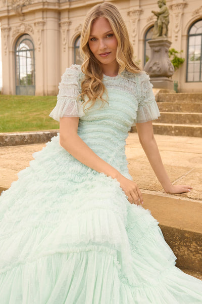 Valentine Ruffle Gown