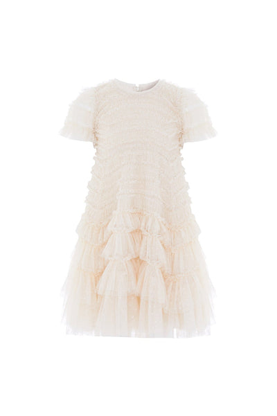 Valentine Ruffle Kids Dress