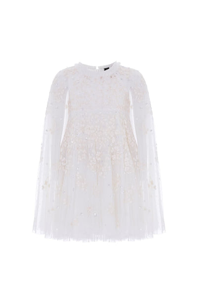 Versailles Ditsy Cape Kids Dress