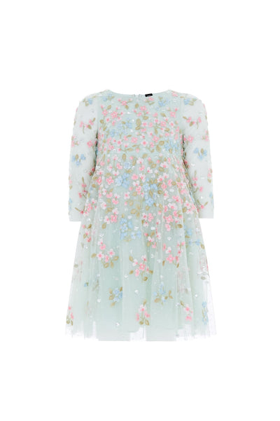 Versailles Ditsy Long Sleeve Kids Dress
