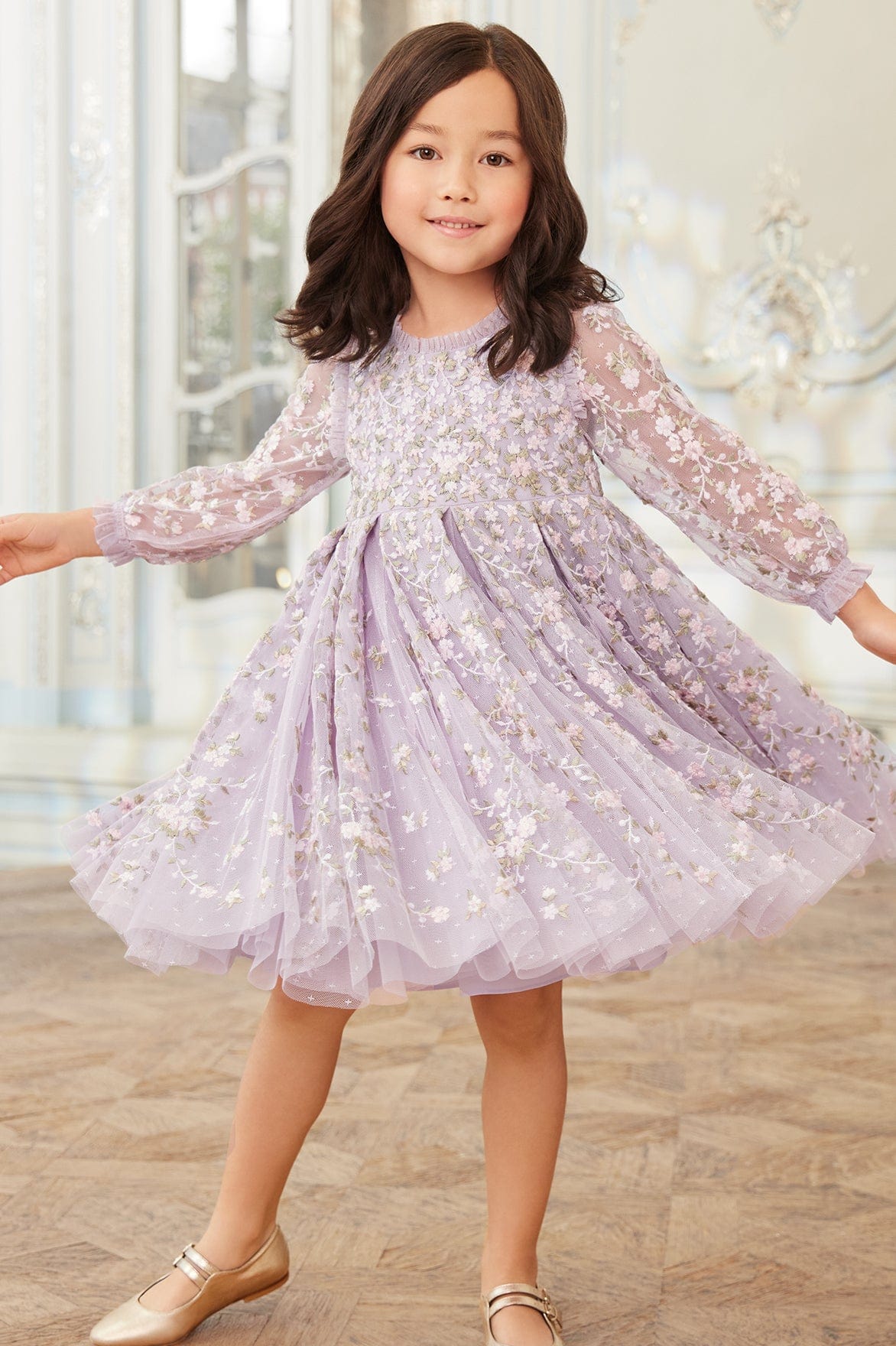 Lilac sales kids dress