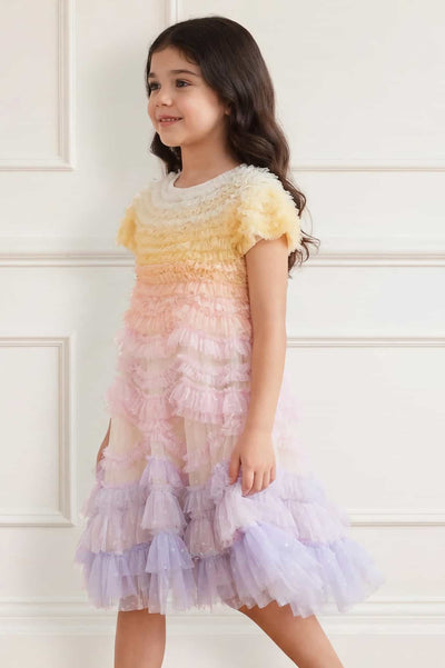 Wild Rose Ombre Kids Dress