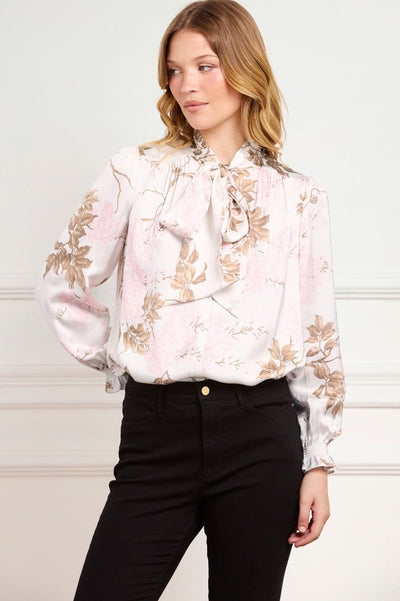 Wisteria Pussy Bow Blouse