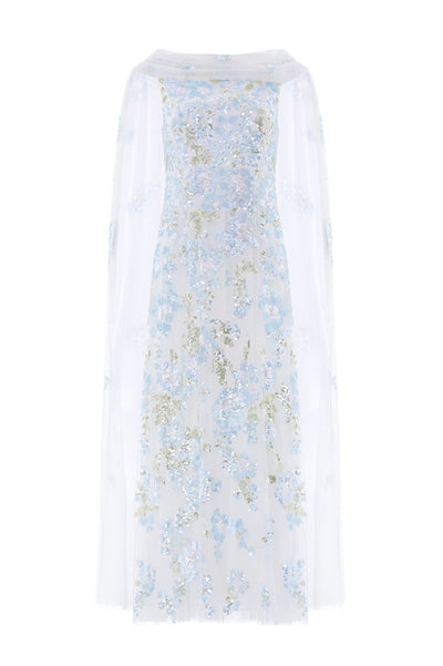 Wisteria Sequin Ankle Gown
