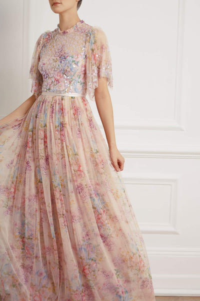 گل الماس بدن Maxi لباس