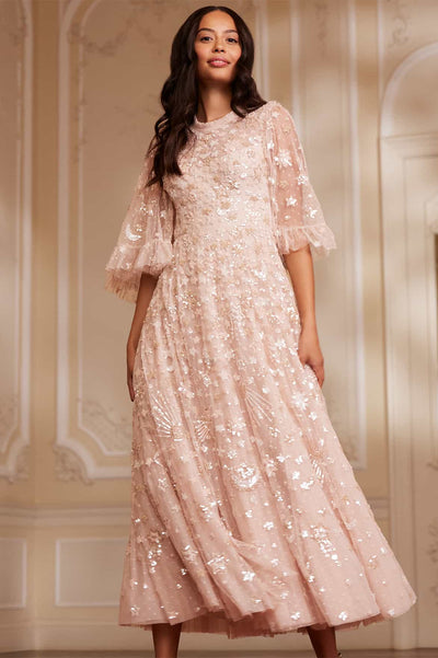 Constellation Gloss Ankle Gown