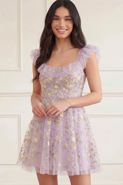 Lea Ditsy Micro Mini Dress