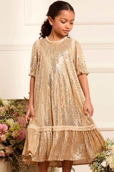 Starlight Short Sleeve Kids Dress