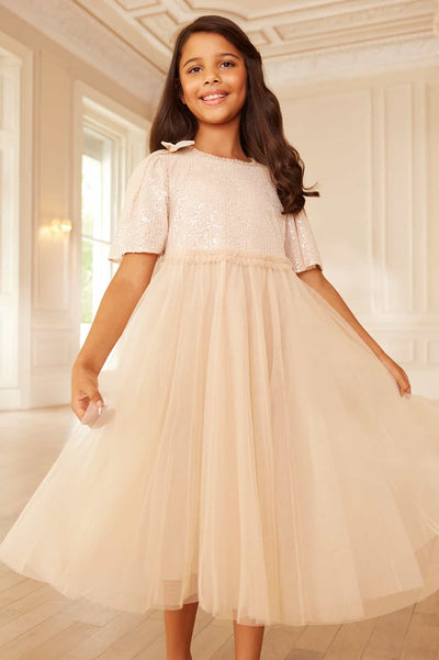 Paloma Bow Kids Dress