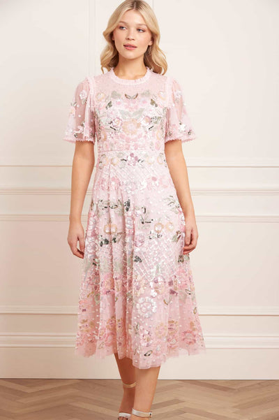 Rosalie Short Sleeve Ballerina Dress