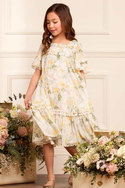 Rose Bella Chiffon Kids Dress