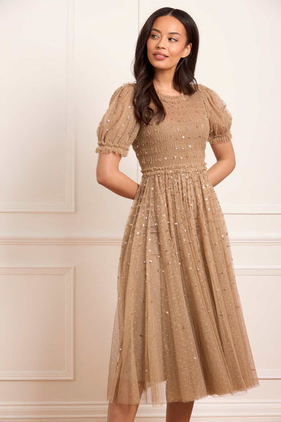 Sequin Giselle Smocked Ballerina Dress