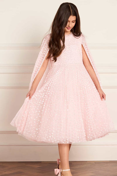 Raindrop Cape Kids Dress