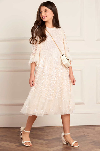 Anais Sequin Kids Dress