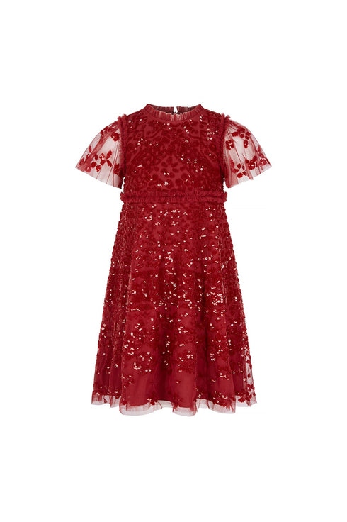 Aurora Kids Dress - Red